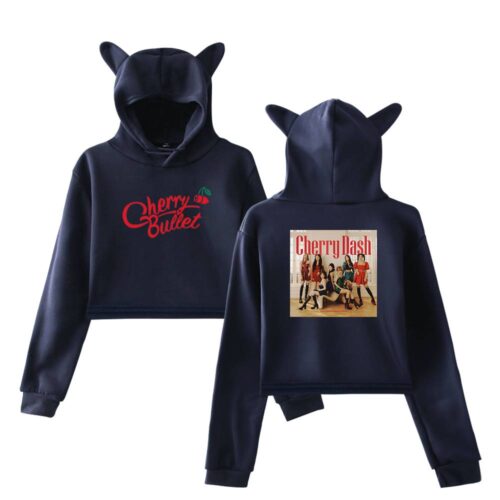 Cherry Bullet Cropped Hoodie #3