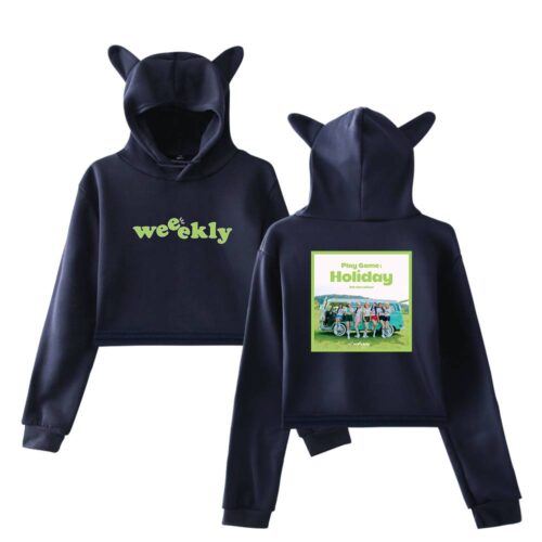 Weeekly Cropped Hoodie #2