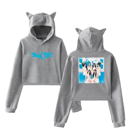 IVE Cropped Hoodie #3