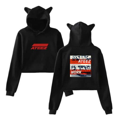 Ateez Cropped Hoodie #8