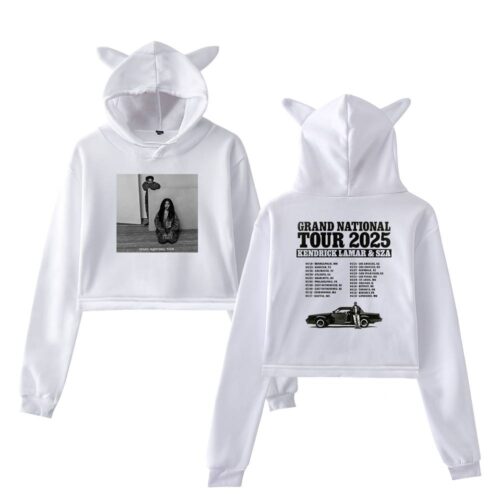 Kendrick Lamar & SZA Cropped Hoodie #1